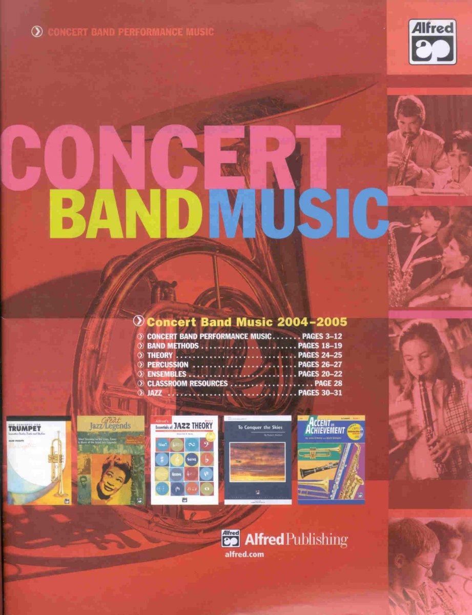 Alfred 2004-2005: Concert Band Music - klik hier
