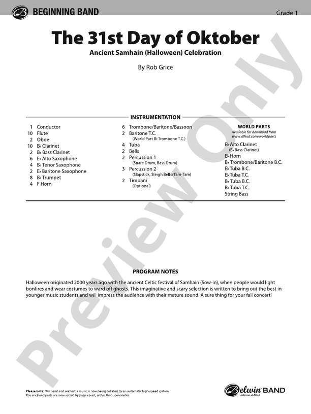 31st Day of Oktober, The (Ancient Samhain [Halloween] Celebration) - klik hier