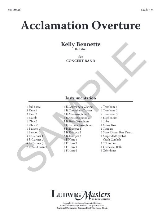 Acclamation Overture - klik hier