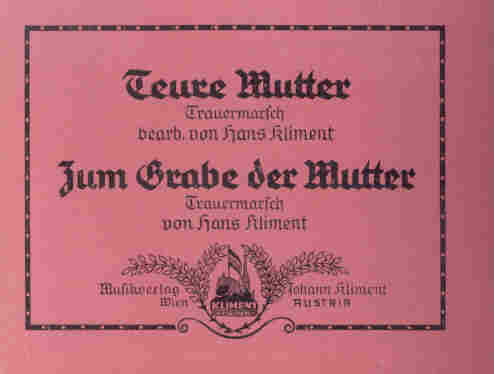 Zum Grabe der Mutter - klik hier Zum Grabe der Mutter - klik hier