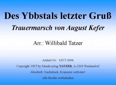 Des Ybbstals letzter Gruss - klik hier