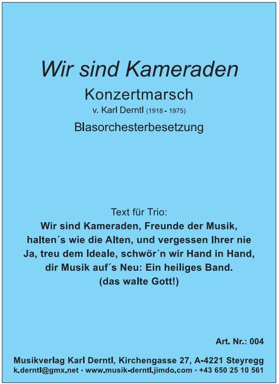 Wir sind Kameraden - klik hier