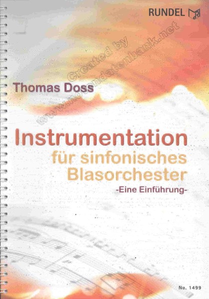 Instrumentation f�r sinfonisches Blasorchester: Eine Einf�hrung - klik hier