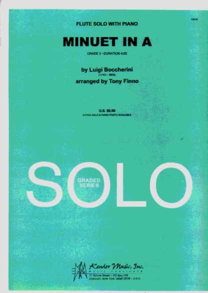 MENUET IN A - klik hier