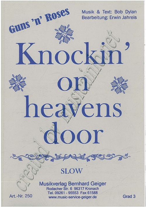 Knockin' on Heavens Door - klik hier