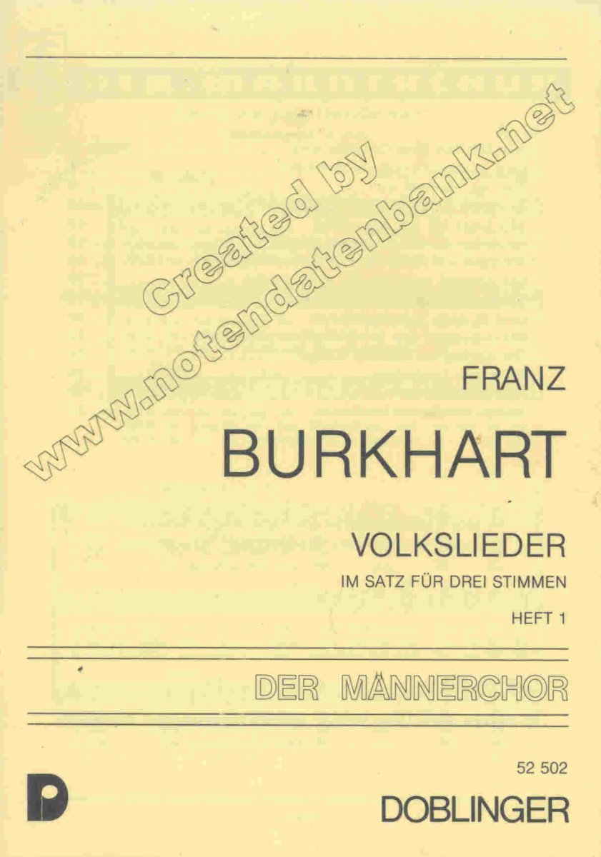 Volkslieder im Satz fr 3 Stimmen - klik hier