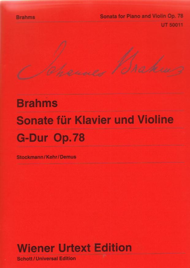 Sonate für Klavier und Violine G-Dur (Sonata for Piano and Violin) Op. 78 - klik hier Sonate für Klavier und Violine G-Dur (Sonata for Piano and Violin) Op. 78 - klik hier