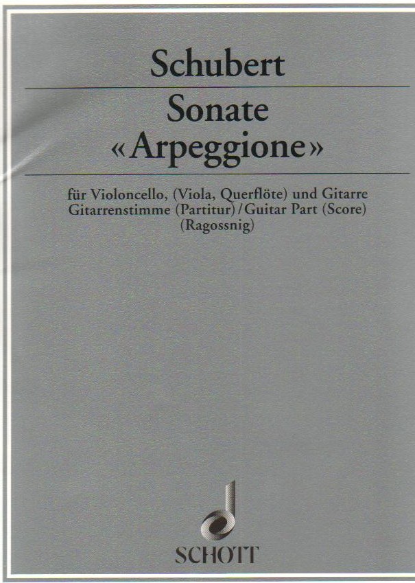 SONATE ARPEGGIONE a-Moll (Part/Score) - klik hier