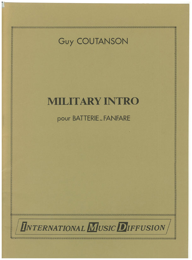 Military intro, conducteur et parties - klik hier